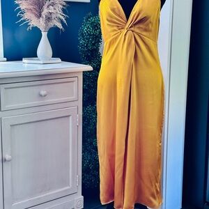 Express Gold Dress (worn once)